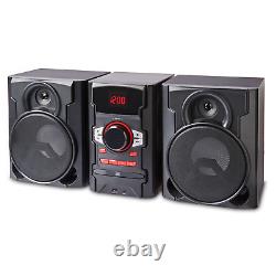 100W Home Audio System Shelf Stereo Bluetooth CD USB Boombox with Remote Control