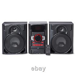 100W Home Audio System Shelf Stereo Bluetooth CD USB Boombox with Remote Control