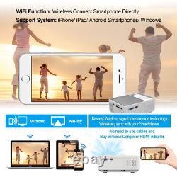 1080P WiFi Portable Home Theatre Projectors Blue-tooth Airplay for Movies Games