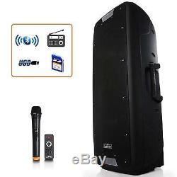 10 Bluetooth Portable Pa Party Speaker System Wireless MIC Microphone Remote