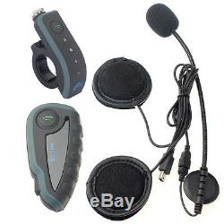 1200M Motorcycle Helmet Remote Interphone Bluetooth Headset Intercom V8 +FM x3