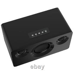 120W Bluetooth Speaker TWS True Wireless Stereo aptX HD Audio Loudspeaker Black