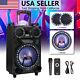 12 Bluetooth Speaker Portable Wireless Trolley Speaker Subwoofer With Microphone