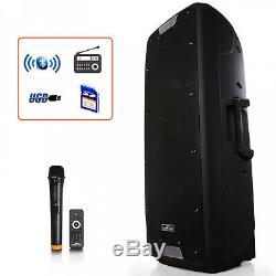 12 Inches Bluetooth Portable Pa Party Speakers System Wireless Microphone Remote