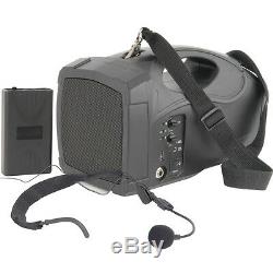 25W Portable Outdoor PA Speaker System Mobile Wireless Microphone Active Music