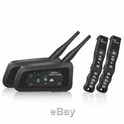 2PCS LEXIN A4 motorcycle helmet bluetooth headset Intercom with remote control