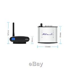 2.4G Wireless Audio Video AV Transmitter Sender and Receiver IR Remote Extender
