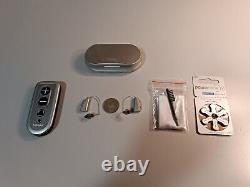 2 Digital Hearing Aids Audeo Q50-312 Mini RIC Wireless/Bluetooth+Free Remote