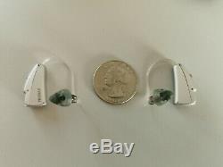2 Digital Hearing Aids Phonak Audeo Q50-312 RIC Wireless/Bluetooth+Remote