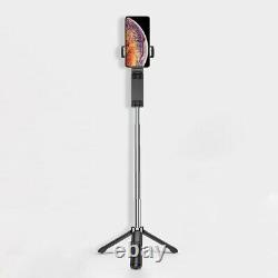 30XBluetooth Selfie Stick Tripod with Detachable Wireless Remote Control f E1T2
