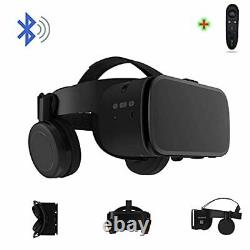3D Virtual Reality VR Headset with Wireless Remote Bluetooth, VR Glasses for Mov