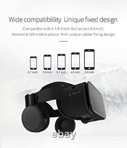 3D Virtual Reality VR Headset with Wireless Remote Bluetooth VR Glasses for Movies