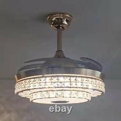 42 Wireless Bluetooth Ceiling Fan Light LED Pendant Lamp & Remote Control 8-25