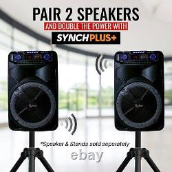 4500 Watts 15 Rechargeable Party speaker and karaoke machine with wireless mic