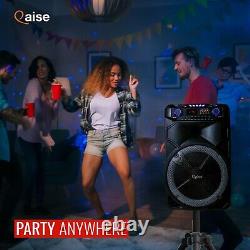 4500 Watts 15 Rechargeable Party speaker and karaoke machine with wireless mic