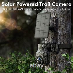 4G LTE Cellular Solar Trail Camera Wireless Wildlife Hunting Camera Night Vision