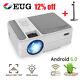5500lms Hd Mini Led Smart Projector Android Blue-tooth Wireless For Youtube Hdmi