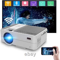 5500LMS HD Mini LED Smart Projector Android Blue-tooth Wireless for Youtube HDMI