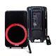 5500w 15 Inch Rechargeable Bluetooth Party Speaker With Wireless Mic For Karaoke
