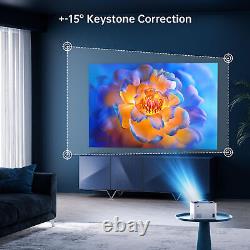 5G WiFi Native 1080P Smart Projector Android 10 Wireless Bluetooth Home Theater