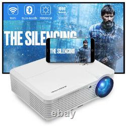 6000LMS Blue-tooth Android Projector WIFI Full HD Home Theater Airplay HDMI USB