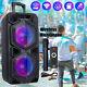 9000w Portable Bluetooth Speaker Dual 10 Subwoofer Heavy Bass Sound System +mic