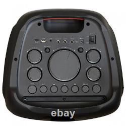 AXESS 4000W Bluetooth Speaker Black With Wireless MIC + Remote Control PFBT7001