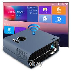 Android 9.0 Home Theater Proyector Native 1080P LED Projector Blue-tooth LCD US