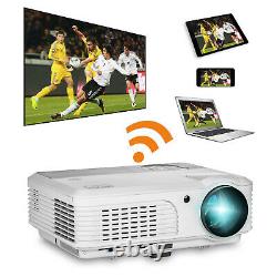 Android 9.0 LED LCD Projector Blue-tooth Home Theater WLAN Online Apps TV