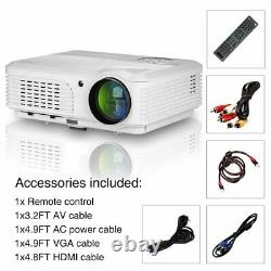 Android 9.0 LED LCD Projector Blue-tooth Home Theater WLAN Online Apps TV