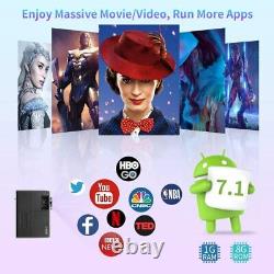 Android HD LED Proyector 1080P Blue-tooth Wifi Cinema Airplay Backyard YouTube