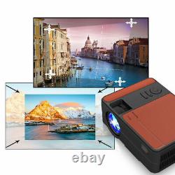 Android Mini Projector HD WiFi Blue-tooth Wireless Airplay For Netflix Youtube