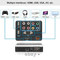 Android Wifi Wireless LCD Home Cinema Projector Blue-tooth 1080p Movie Game HDMI