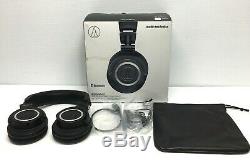 AudioTechnica ATH-M50xBT Wireless Over-Ear Headphones with Remote and Microphone