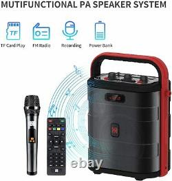 Audio Stadium 50-Watt Wireless Bluetooth Rechargeable Speaker withRemote Control
