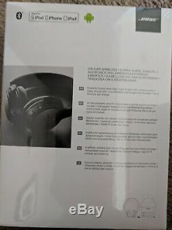 BOSE 714675-0030 On-Ear Wireless Bluetooth Headphones with Mic-Remote (Black) NEW