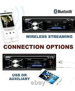 BOSS AUDIO 508UAB Bluetooth Multimedia CAR Stereo MP3 CD AM FM Wireless Remote