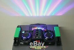 BT live party music sound system Bluetooth SD USB 2X Wireless Microphone Remote