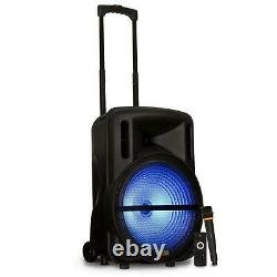 Battery Powered 15 Bluetooth Led Cable Charger Speaker Wireless Mic Remote