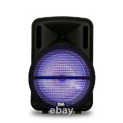 Battery Powered 15 Bluetooth Led Cable Charger Speaker Wireless Mic Remote