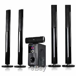 BeFree Sound Bluetooth 5.1 Ch Home Theater Speaker System FM Radio USB/SD Remote