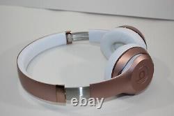 Beats Solo3 Wireless Series On-Ear Headphones Pink Rose Gold MNET2LL/A Genuine