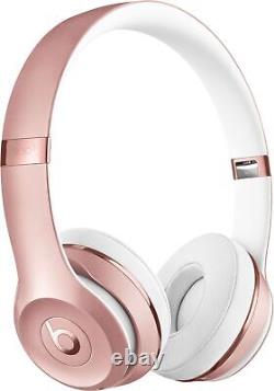 Beats by Dr. Dre Solo³ Wireless On-Ear Headphones Rose Gold-MX442LL/A