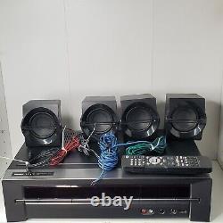 Blackweb BWA18SB003 Bluetooth Home Theater Receiver Speakers Remote Set Tested