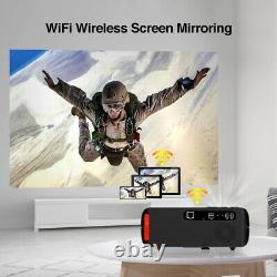 Blue-tooth Android9.0 Wireless Projector LCD LED Meeting Game Movie AV ZOOM HD