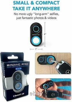 Bluetooth Remote Control Camera Shutter Wireless Selfie Button Android Apple