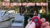 Bluetooth Remote Shutter Button For Smartphones And Tablets
