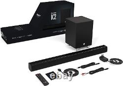 Bluetooth Sound Bar with Wireless Subwoofer for Home Theater and Remote In Wall