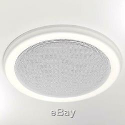 Bluetooth Speaker Wireless Exhaust Fan With Led Light Remote Bathroom 100 Cfm