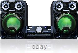 Bluetooth Stereo Audio Sound System Wireless Mini Component Home Speaker with LED
